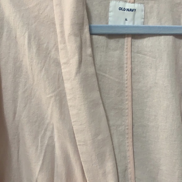 Old Navy Pink Linen Blazer - Picture 8 of 12